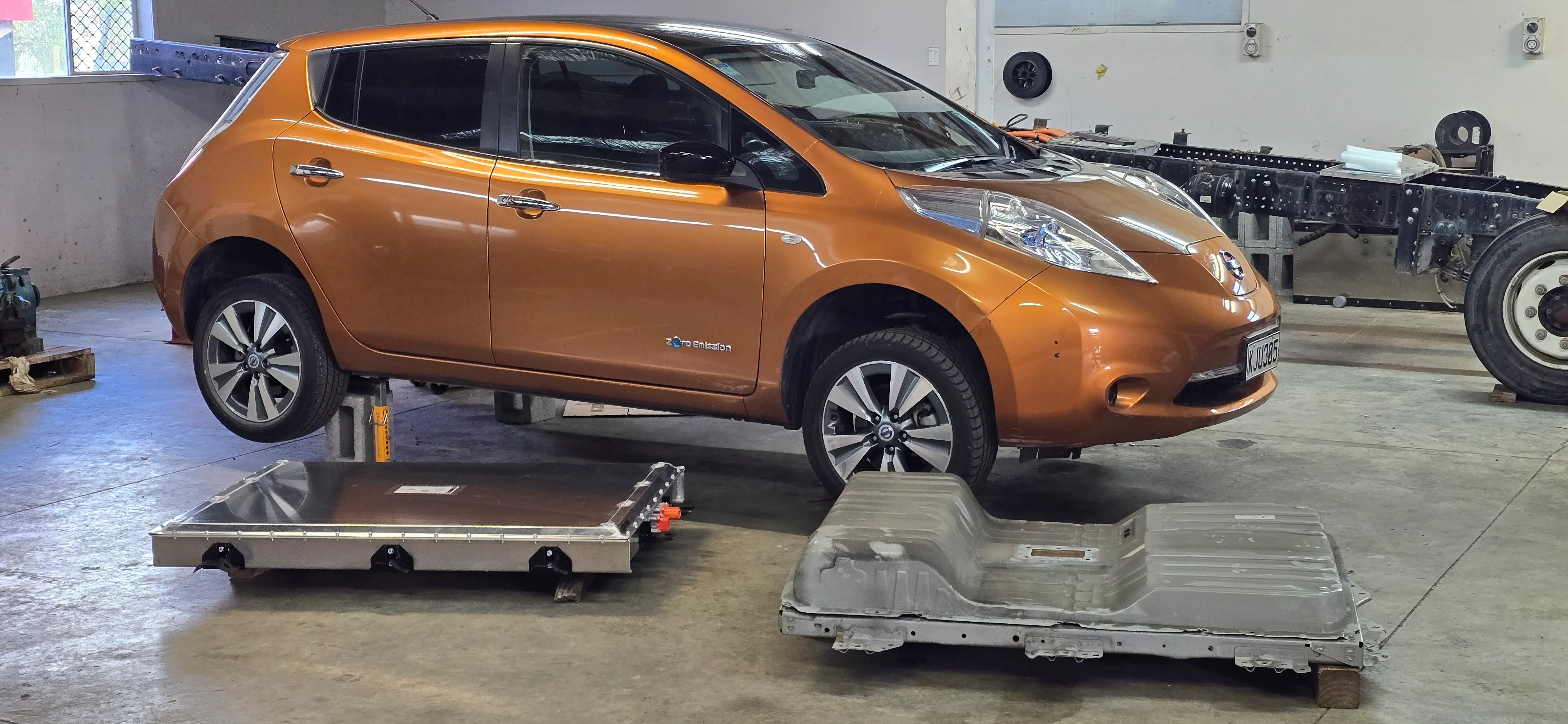 ECVS Nissan Leaf battery upgrade