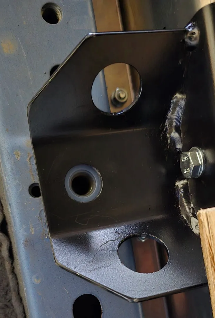 Prototype battery enclosure during build